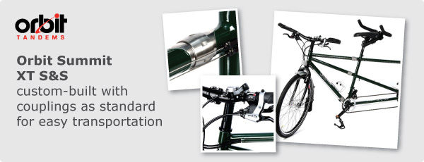Orbit Summit XT S&S, custom-built with S&S couplings as standard for easy transportation