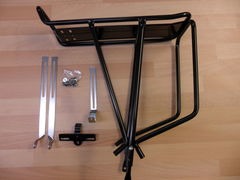 JD TANDEMS Tubular Alloy 3 leg rear pannier rack 