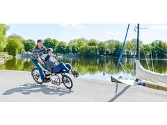 HASE Pino Steps E6100 Half Recumbent Tandem Bicycle click to zoom image